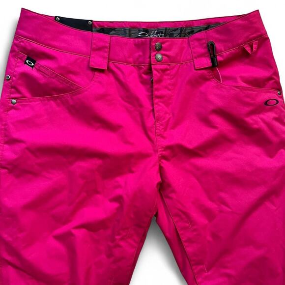 Oakley Women’s Ski Snowboard Pants Pink Magenta Regular Fit LG Insulated - Picture 3 of 8